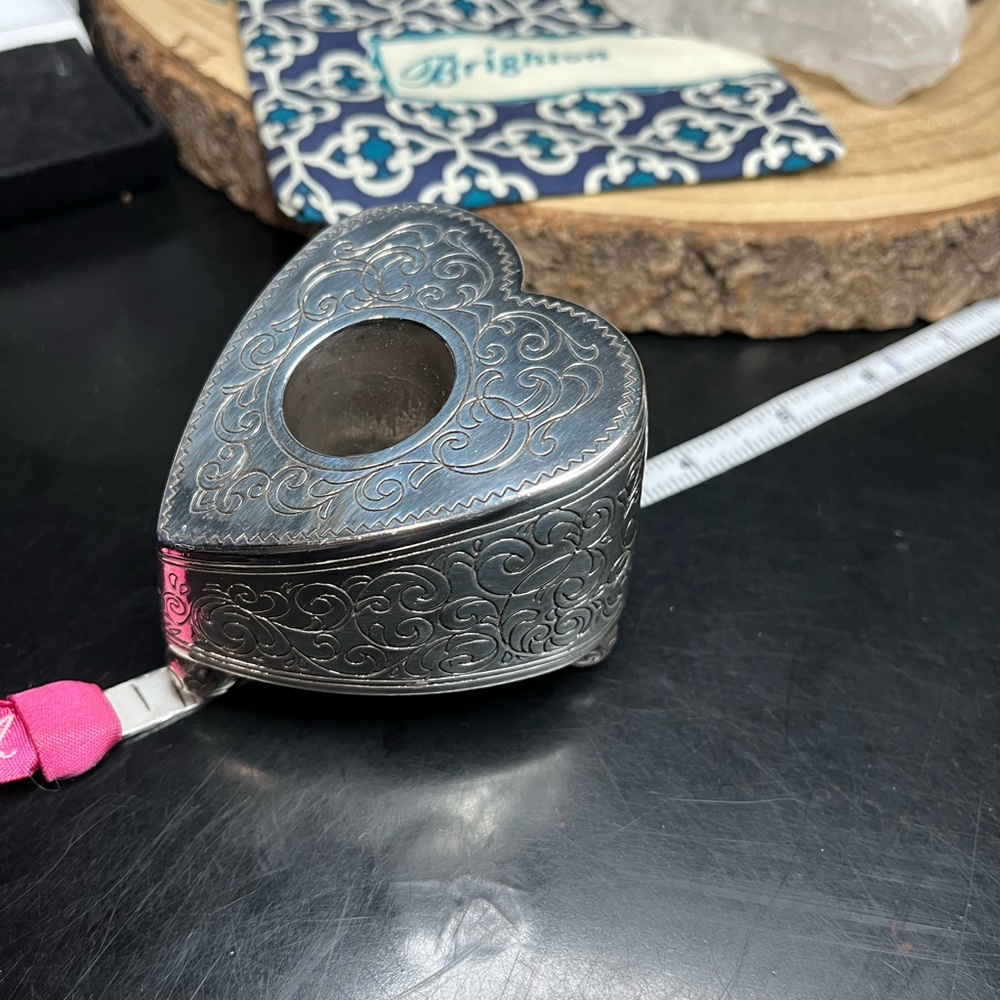 Brighton Silver Heart Design Candle / Pen Holder - Picture 5 of 7